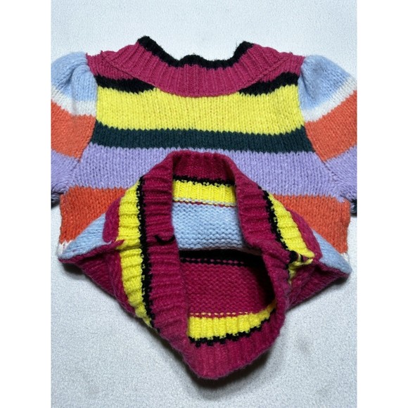 Free People Foxy Stripe Sweater Pullover - Size XS Wool Blend Extra Small EUC - Picture 8 of 13